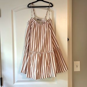 Striped abercrombie swing dress